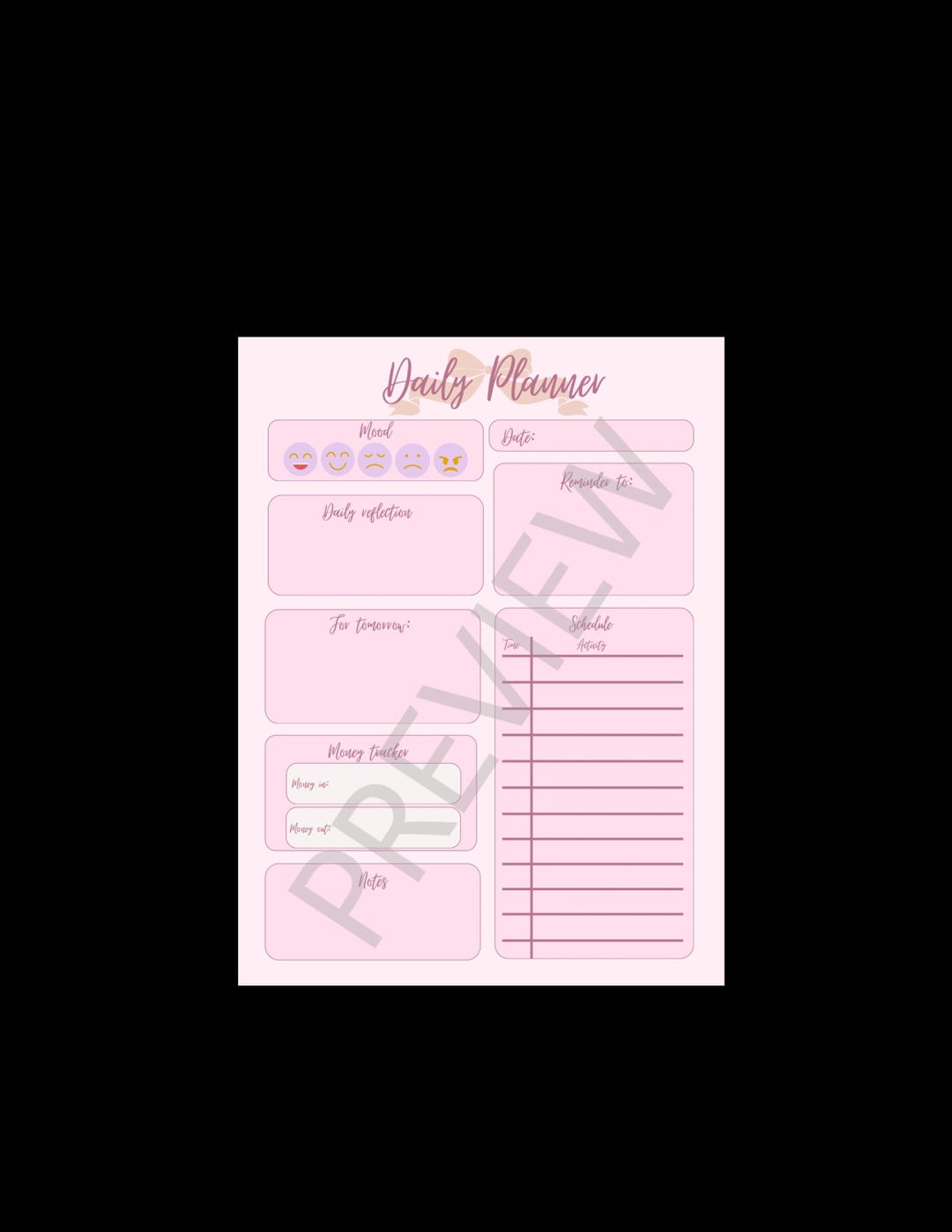 Digital Daily Planner Instant Download - Etsy