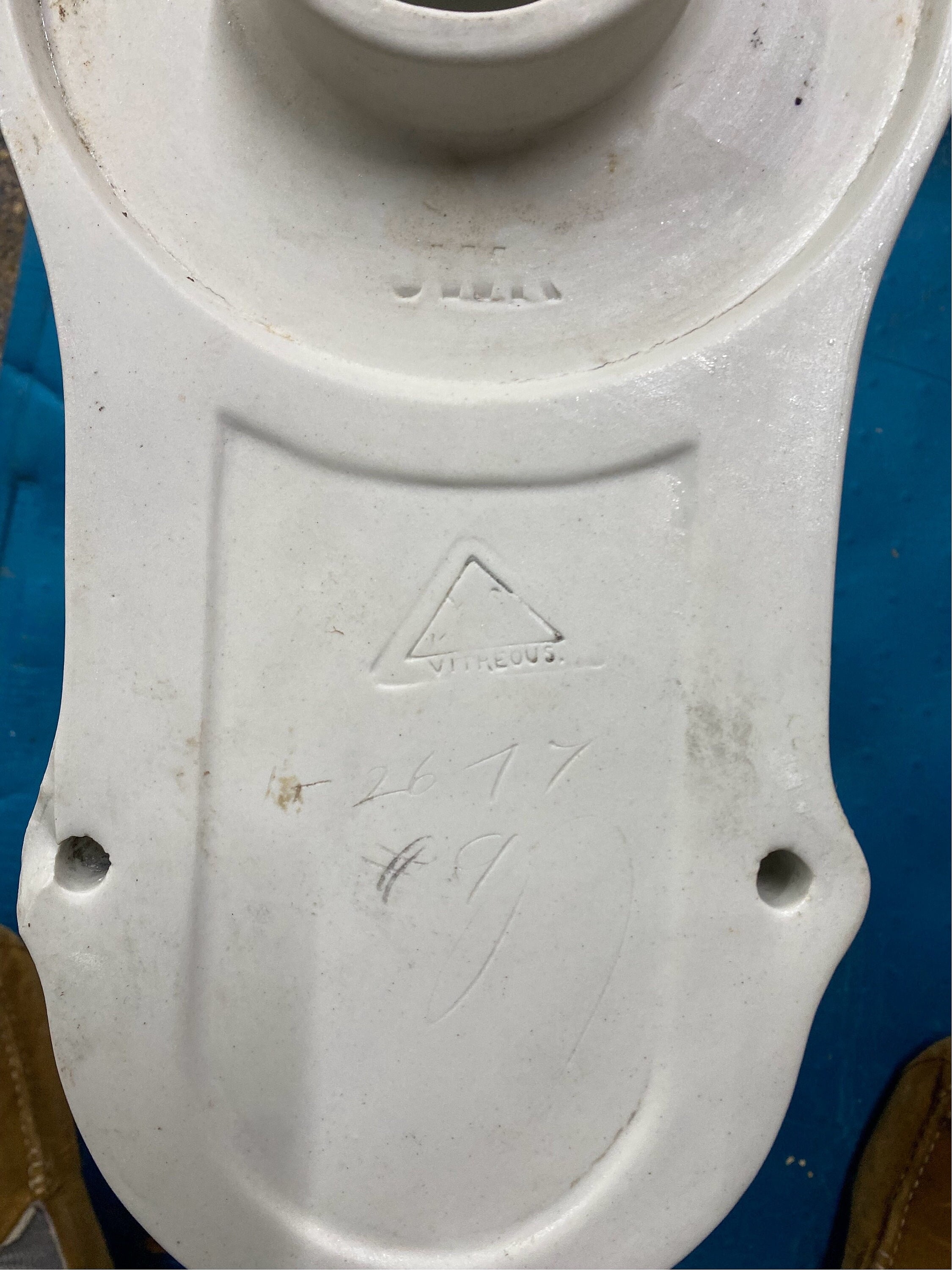 Antique JWR Vitreous China Toilet Bowl *free Shipping Within the