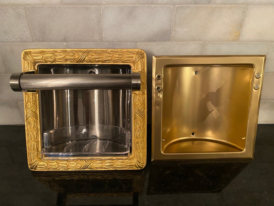 Vintage Sherle Wagner Recessed Soap Dish & Grab Bar Etsy