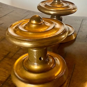 Vintage P.E. Guerin Georgian Door Knob Set No.70080, Pair