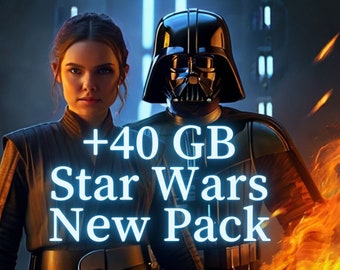 40 GB Wars Archivos STL Impresión 3D Descarga digital