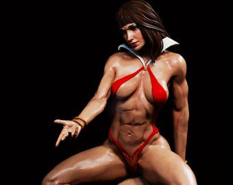 Vampirella 1/12 Scale Resin Figure - 12K Quality - Unpainted