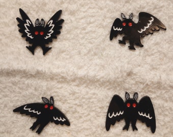 Mothman Enamel Pin