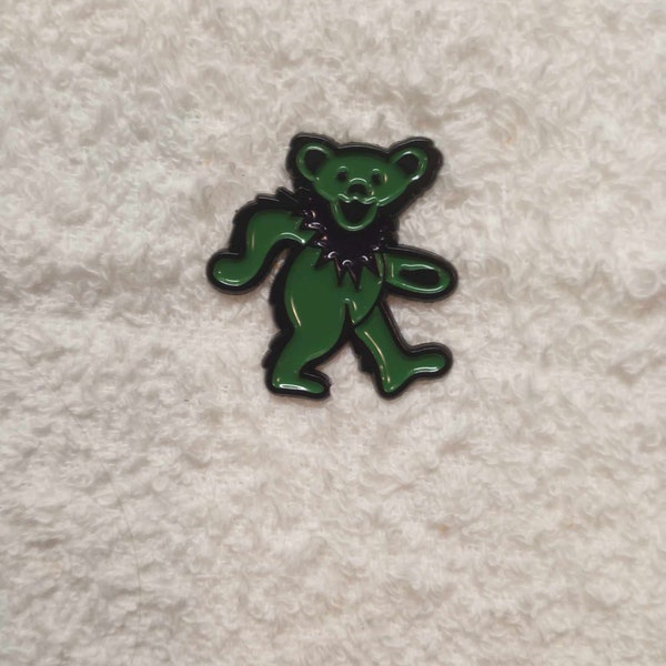 Deadhead Bear Enamel Pin