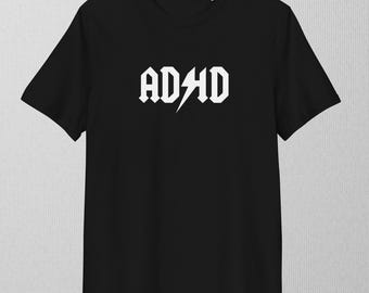 Unisex ADHD Graphic cotton t-shirt