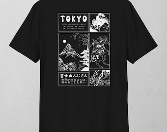 Unisex Tokyo Graphic cotton t-shirt (9 colors)