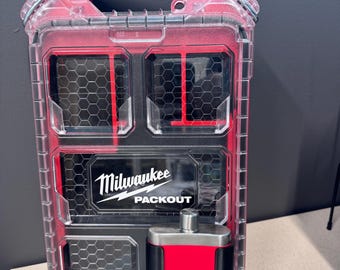 DIGITAL - Milwaukee Packout Flask Holder 3D Print - DIGITAL FILE