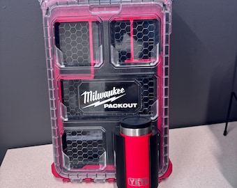 DIGITAL - Soporte para vasos de chupito Milwaukee Packout - ARCHIVO DIGITAL para impresión 3D