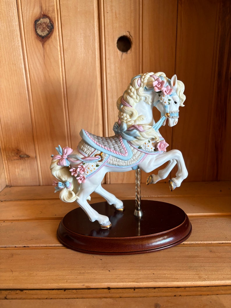 Lenox Carousel Horses Etsy