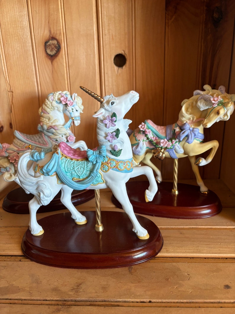 Lenox Carousel Horses Etsy