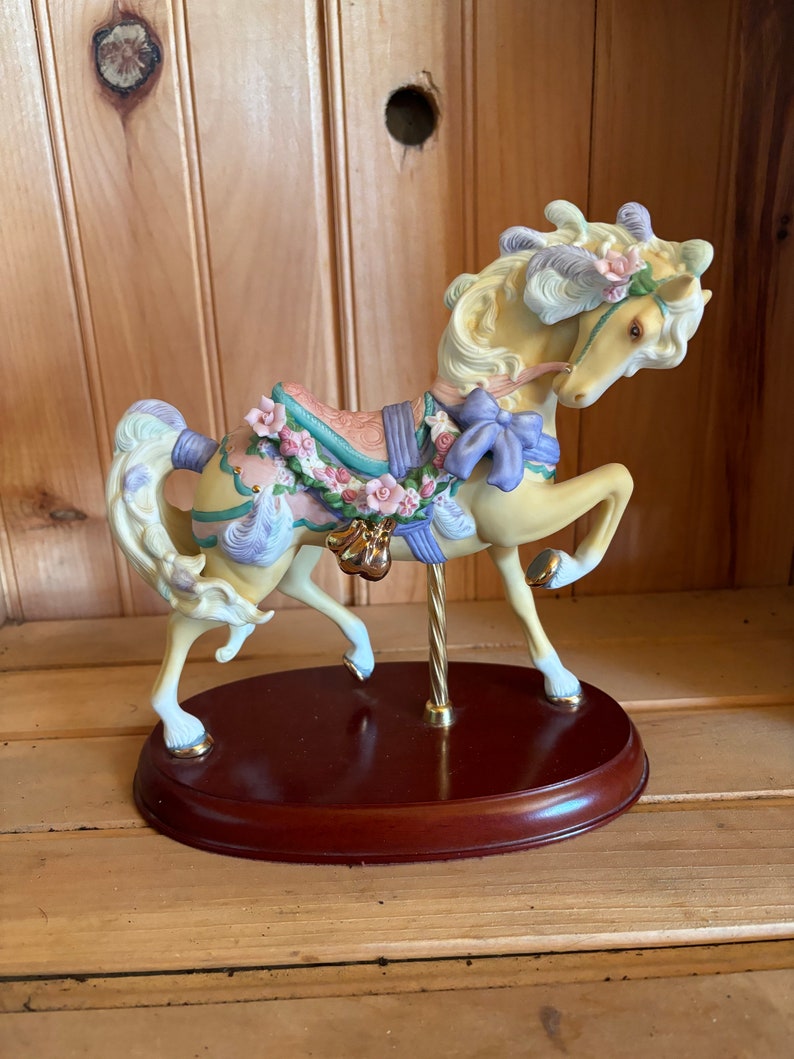 Lenox Carousel Horses Etsy