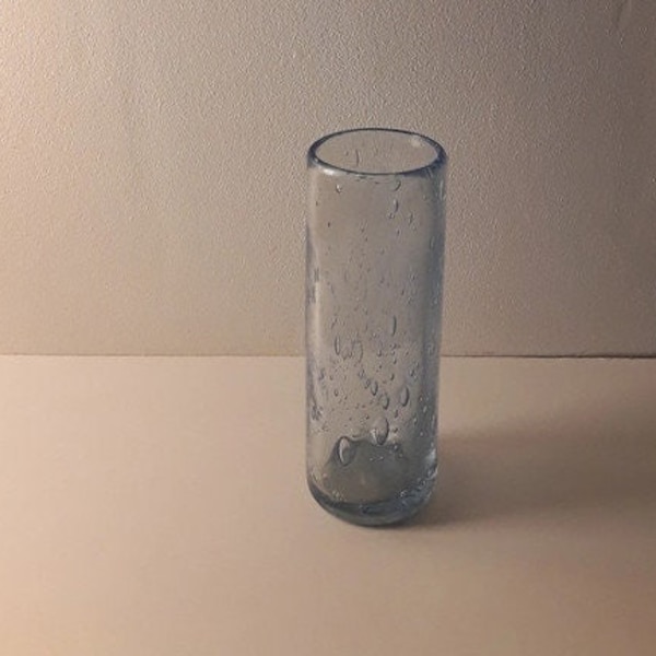 petit vase Biot en verre bullé