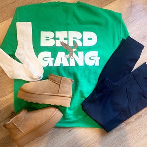 Philadelphia Eagles Sweatshirt - BIRD GANG Sweatshirt - Philadelphia Football Sweatshirt - It&#39;s a Philly Thing - Sundays are for the Birds
