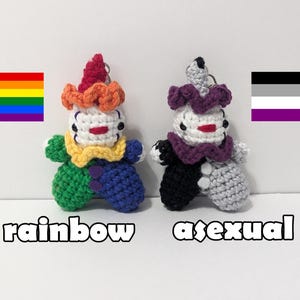 Pride Clown Keychain || Unique Bag Charm bild 2
