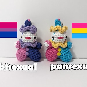 Pride Clown Keychain || Unique Bag Charm bild 3
