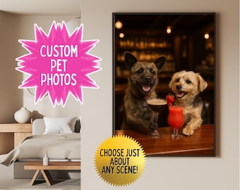 Custom Pet Portrait – Realistic AI-Generated Digital Art (Digital Photo)