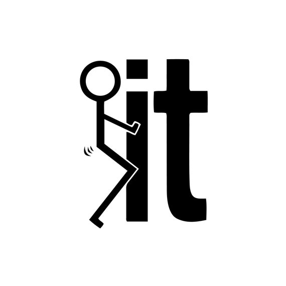 Fuck İt Stickman Svg,Ai, Pdf, Dijital Download, Jpg, Png Svg,Fuck it svg ,funny svg design, funny clipart cricut and cameo cut files