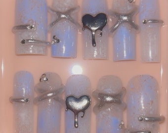 Poisoned Hearts Press Ons