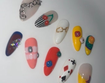 Billie inspired LUNCH Nails