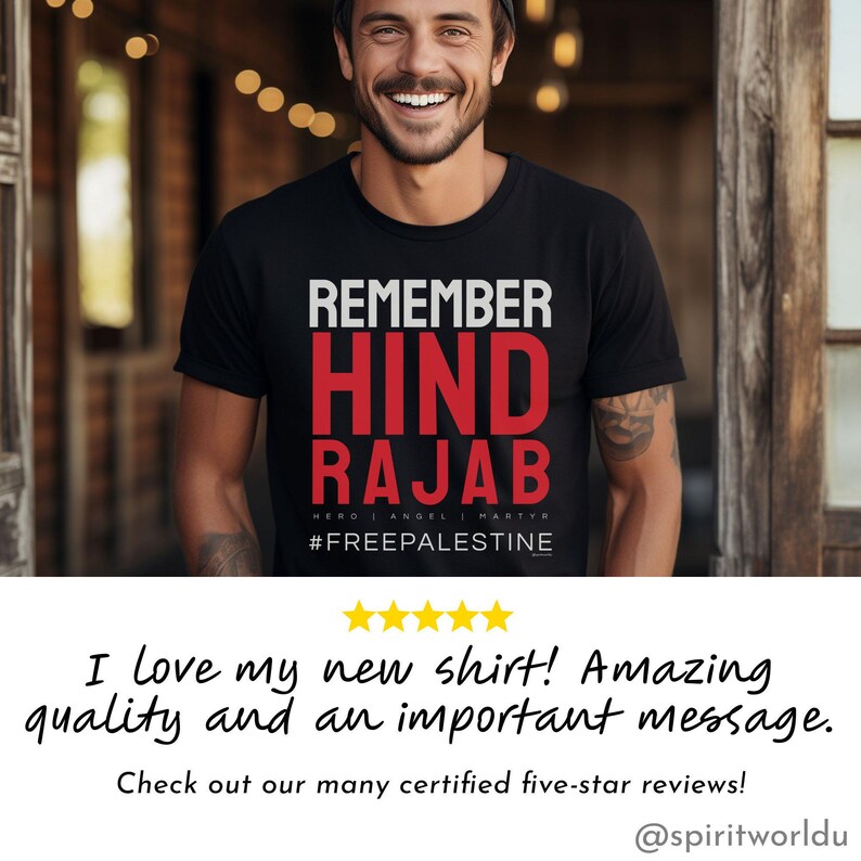 Hind Rajab Free Palestine Shirt, Sweater or Hoodie. Gaza T-Shirt, anti-genocide tee, social justice gift, protest activism bds anti-war image 6