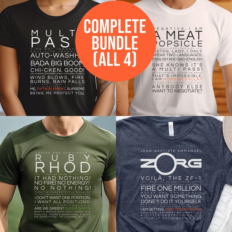 Fifth Element RUBY RHOD Quote Collage Shirt, Sweater or Hoodie. Movie ...