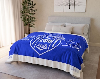 PERSONALIZED Zeta Phi Beta Soft Blanket