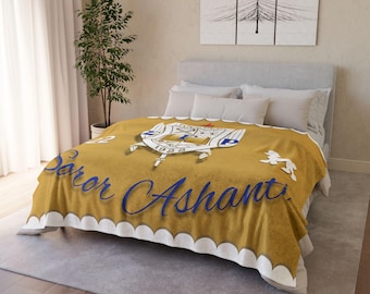 Personalized Sigma Gamma Rho Soft Blanket