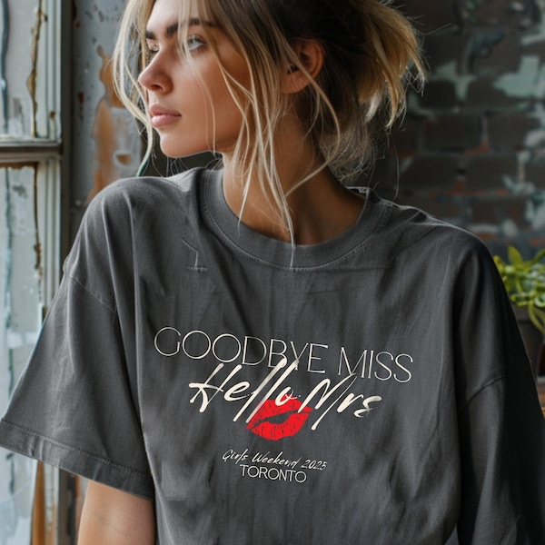 Goodbye Miss Hello Mrs - Etsy