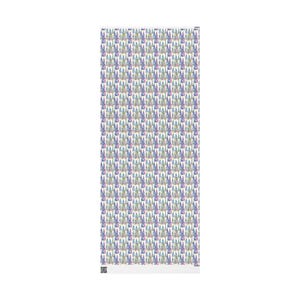 Elegancki papier do pakowania w kształcie choinki, świąteczny wzór zdjęcie 4