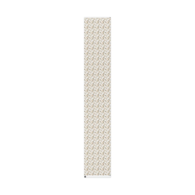 Papier d'emballage floral, papier d'emballage de roses ivoire, papier d'emballage, emballage cadeau, emballage cadeau floral, mariage, douche nuptiale 30" x 180"
