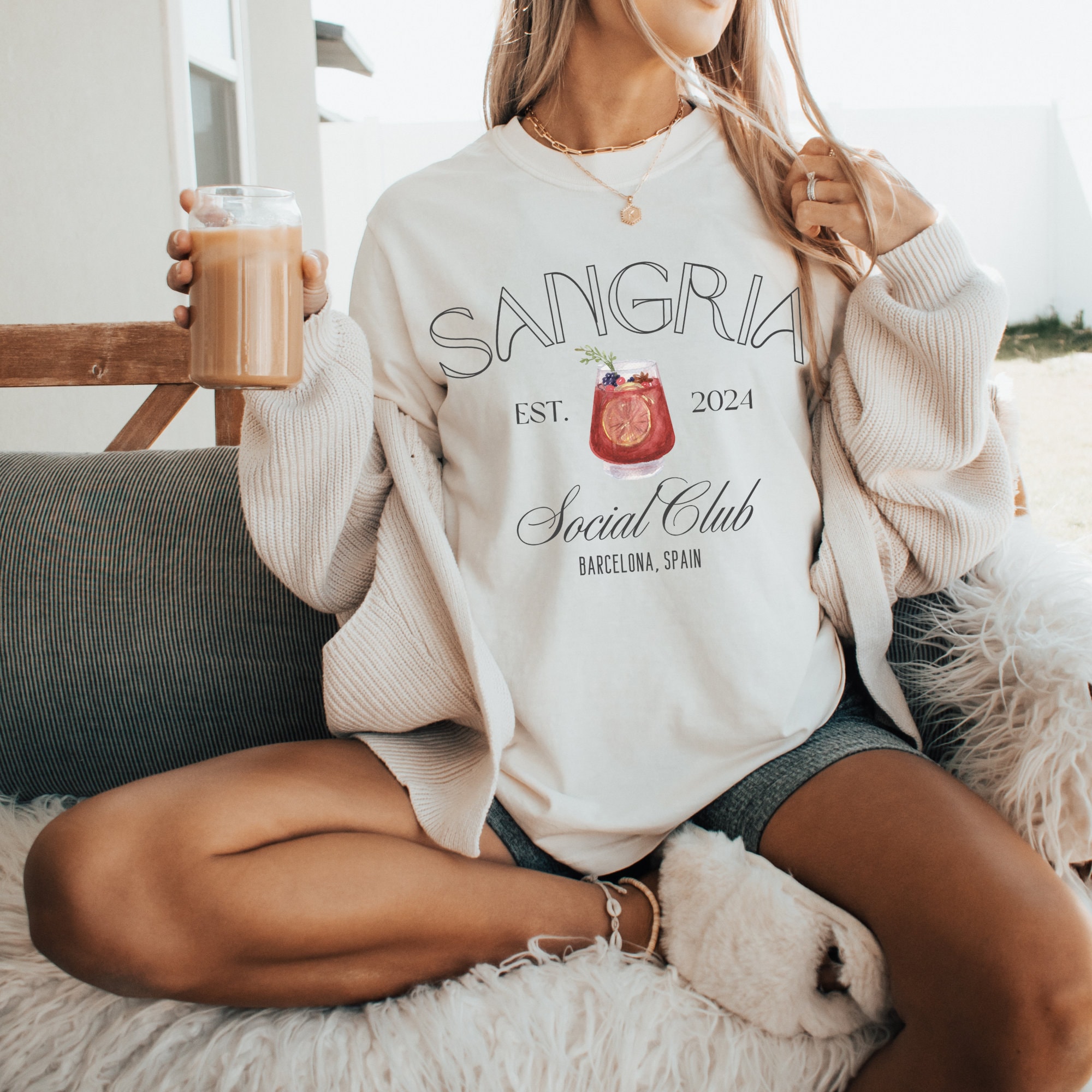 Custom Sangria Social Club T Shirt, Sangria Social Club T Shirt, Custom Sangria Social Club Shirt, Custom Sangria T Shirt