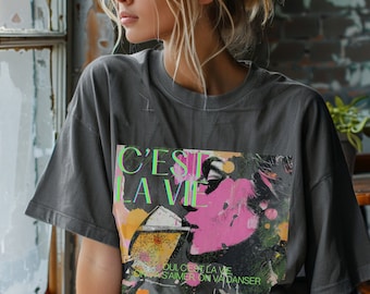 C'est La Vie T shirt, Retro C'est La Vie T shirt, C'est La Vie Shirt, C'est La Vie