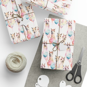 Birthday Wrapping Paper, Birthday Llama Wrapping Paper, Llama Wrapping Paper, Cute Birthday Wrapping Paper, Gift Wrapping, Gift Wrap