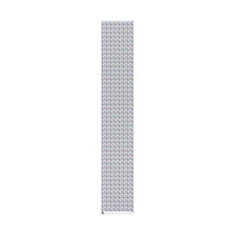 Elegancki papier do pakowania w kształcie choinki, świąteczny wzór 30" x 180"