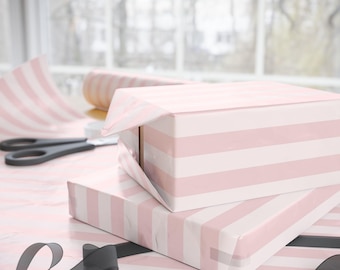 Inpakpapier met dikke roze strepen, inpakpapier met roze strepen, lichtroze inpakpapier, inpakpapier met dikke roze strepen, inpakpapier met dikke roze strepen