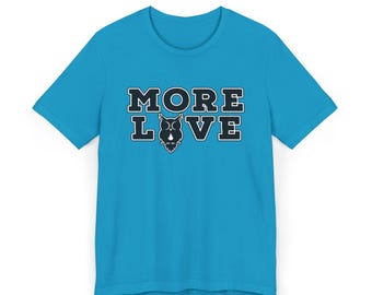 More Love Positive Owl tee | Typography graphic T-Shirt