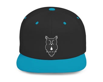 Famous Owl PGL Logo Graphic Flat Bill Snapback |
