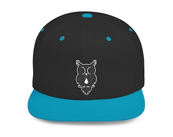Famous Owl PGL Logo Graphic Flat Bill Snapback |