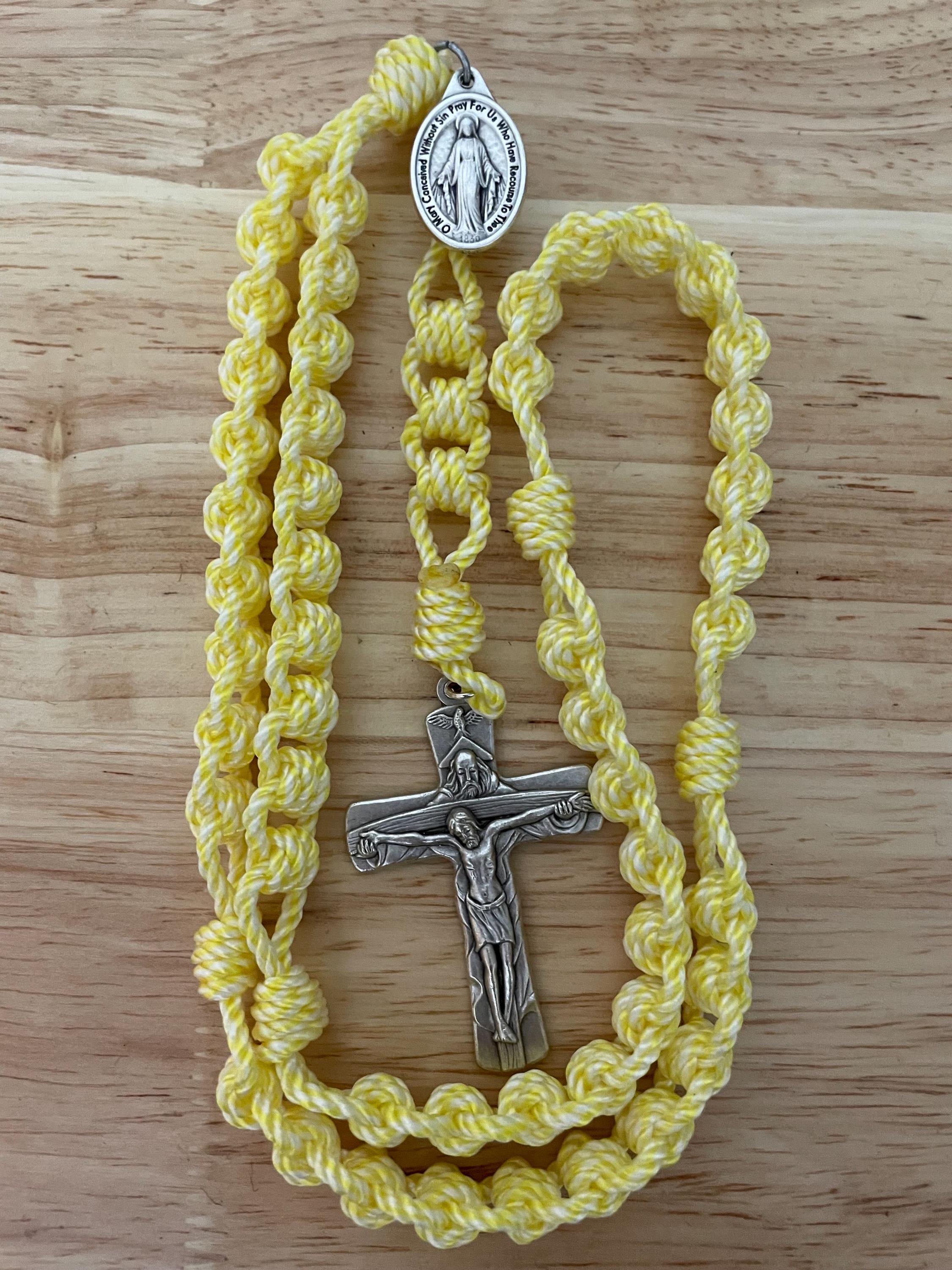 Papal Colors  Cord Ladder Rosary