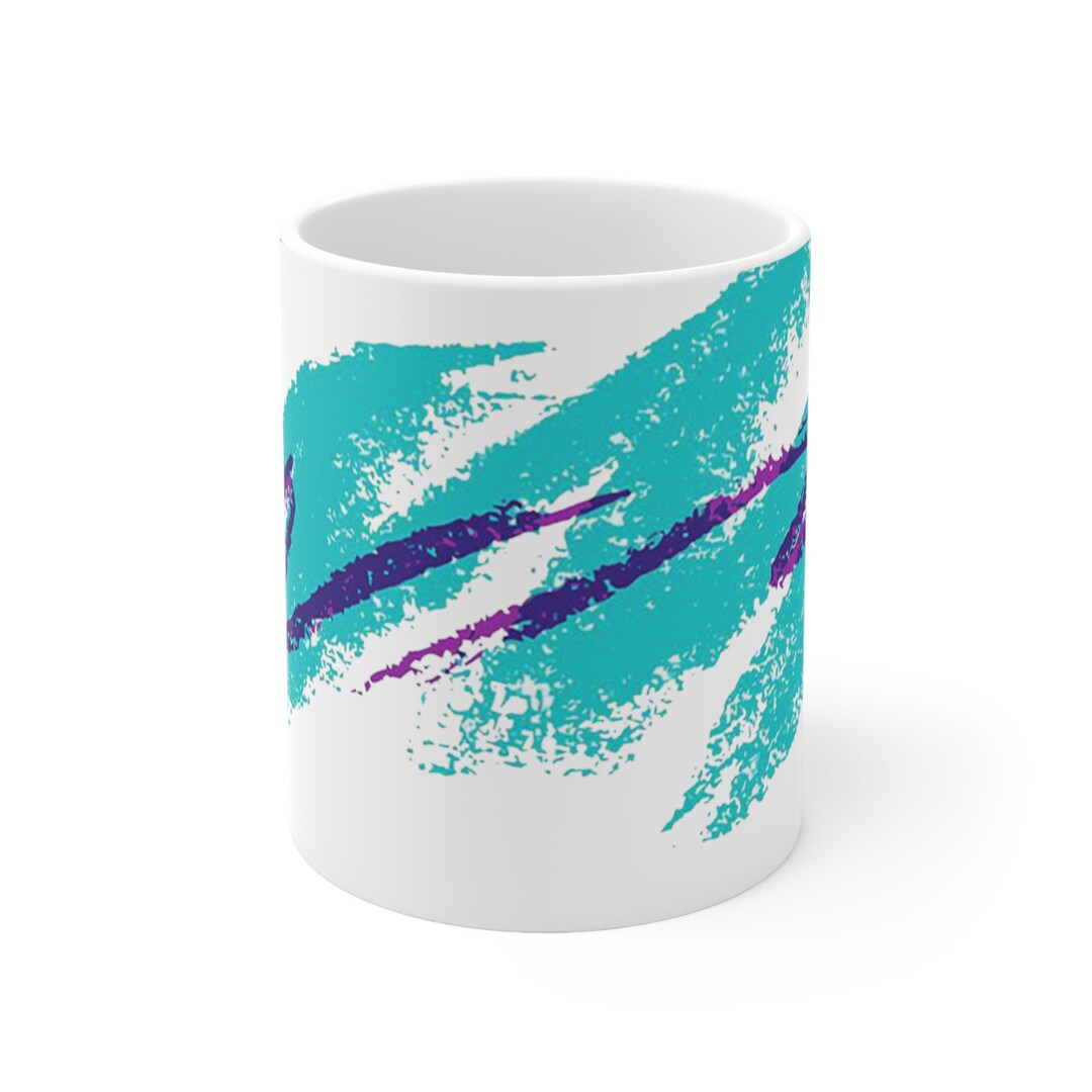 90s Jazz Design Pattern Solo Paper Cup Nostalgia Ceramic Mug 11oz - Etsy