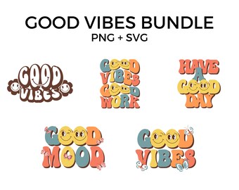 Good Vibes SVG, Vibes Art, Good Work, Good Vibes PNG, Inspirational SVG, Inspirational Cricut, Good Vibes Clipart, Scrapbooking