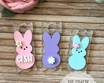 Lapin de Pâques Stanley guimauve Topper plaque nominative fichier numérique SVG 20/30 oz et 40 oz 2.0