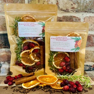Christmas Simmering Stovetop Potpourri Mix Holiday Present Teacher Gift Friends Gift Winter Fragrance