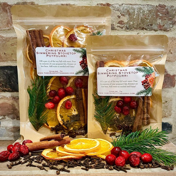 Christmas Simmering Stovetop Potpourri Mix: Winter Holiday Fragrance