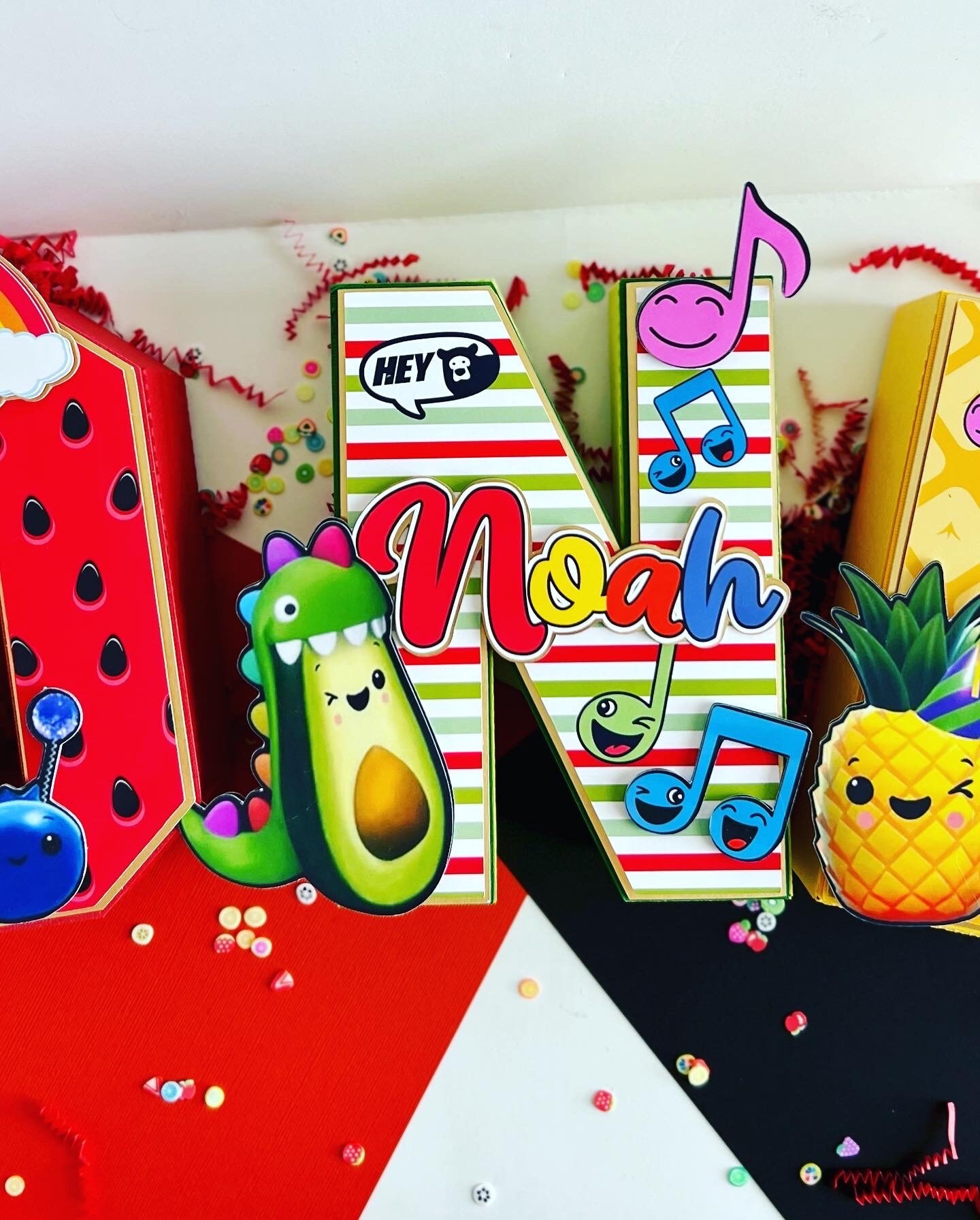 Hey Bear Sensory ONE Hey Bear Sensory ONE 3D Letters, Hey Bear Birthday, 3D letters.