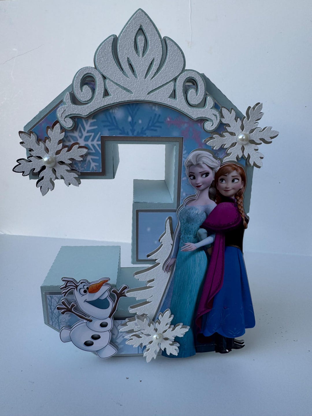 Frozen 3D Letter Personalized – Elsa and Anna Letter or Number – Frozen ...