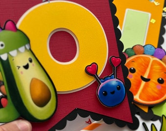 Hey Bear Sensory ONE Banner high Chair Sensory Adventure with Hey Bear: Custom Baner Whimsical Celebration Hey Bear Banner Hey