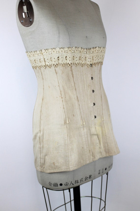 1910s "c.p. a la sirene" corset, edwardian corset… - image 2