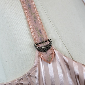 Vintage Inspired "Chantal Thomass" 2004 Lingerie Set, Vintage Bra + Girdle, Vintage Suspender Belt, Vintage Garter Belt image 8