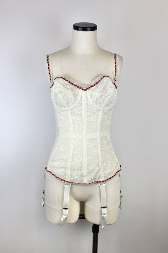 Vintage Corset Vintage Girdle Vintage Suspenders Vintage French